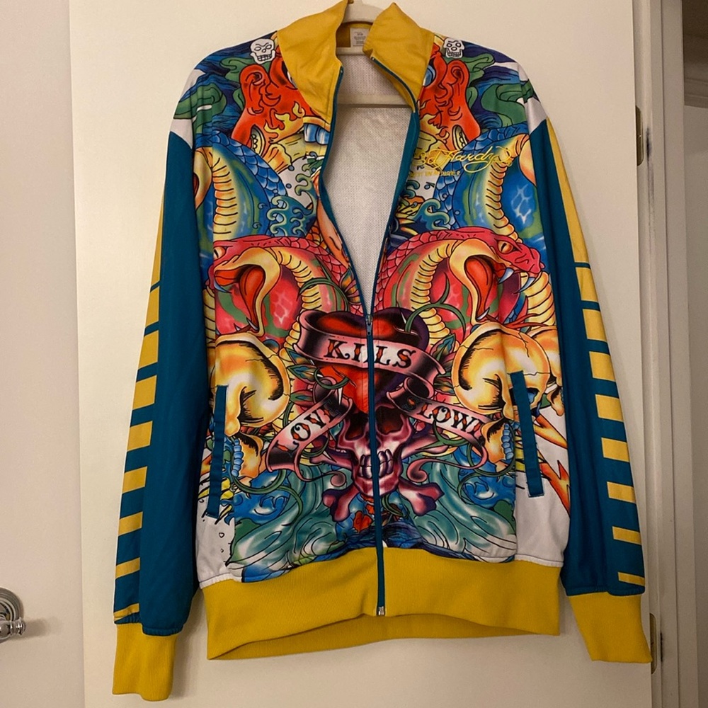 Vintage Ed Hardy jacket (love kills slowly)